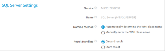SQL Server Settings